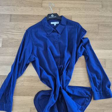 Blue Shirt Ines de la Fressange