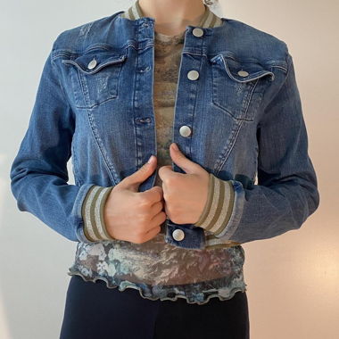 Cropped Jean jacket