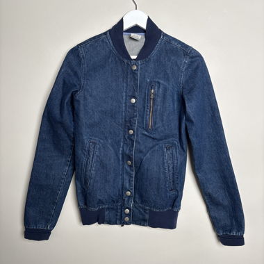 Nike denim bomber jacket