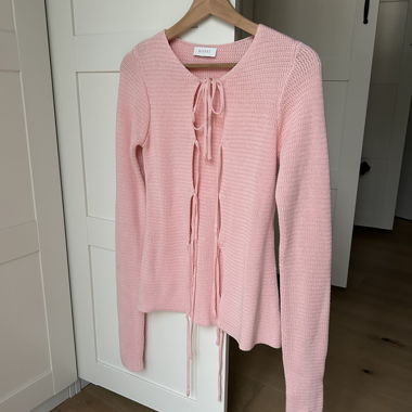 Pink Knit Cardigan