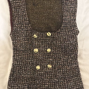 Zara Knit Top with Buttons xs