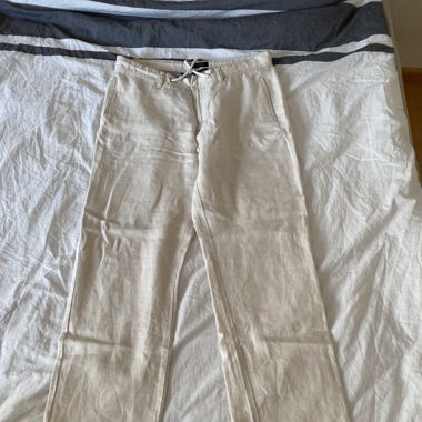 Sommerliche Leinenhose