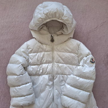 White Moncler Puffer Jacket