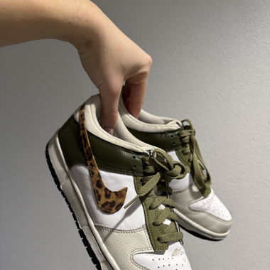 Nike Dunk Low Olive Leopard