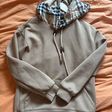 Hoodie beige à capuche Burberry 