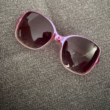 Occhiali da sole oversized rosa