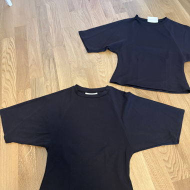 Set di top oversize nero