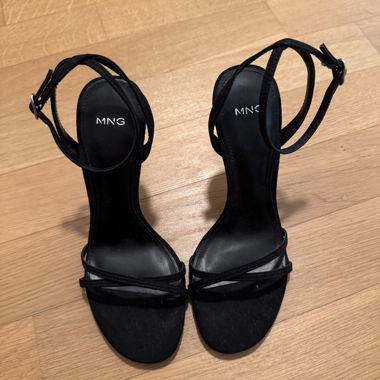 MNG Black Sandals