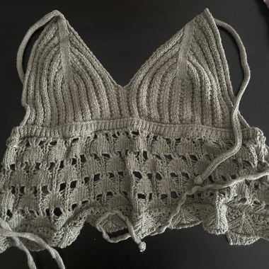 Set da 3 crop top con spalline