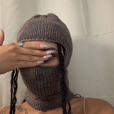 Balaclava marrone ✨