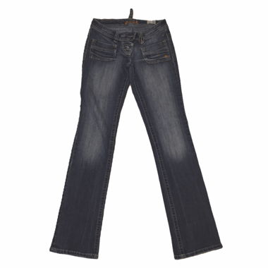 Denim vintage (speciale anni 2000) a gamba dritta e vita bassa