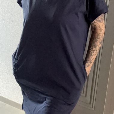 Robe t-shirt Karl Lagerfeld bleu marine