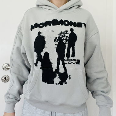 More Money More Love, Light Grey Hoodie