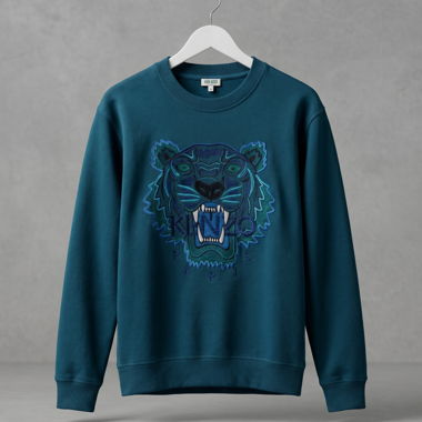 Kenzo Blue Sweatshirt Gr. M