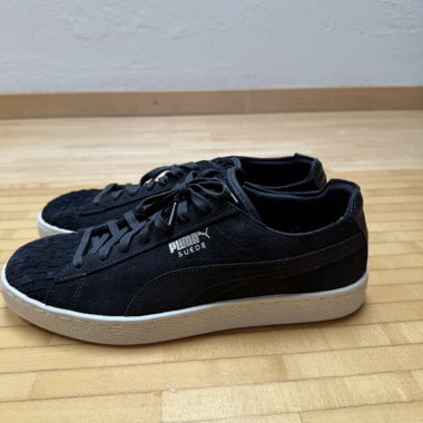 Puma Ferrari Suede Sneakers in black