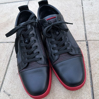 Sneakers nere con suola rossa Christian Louboutin