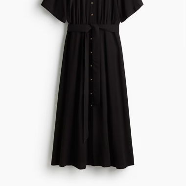 Abito camicia nero