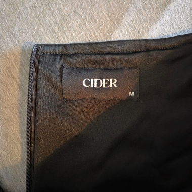 Skort noir Cider avec short intérieur, taille M