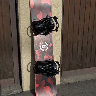 Snowboard-Set Nitro plus Bindung Grösse 121cm