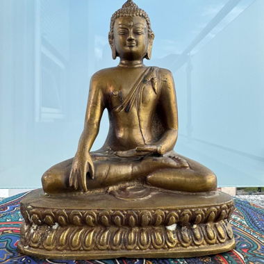 Statua di Buddha Shakyamuni in bronzo