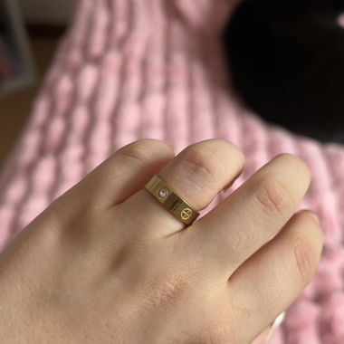 Gold Ring with stones