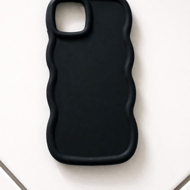 Coque noire ondulée pour iPhone 12 Pro Max