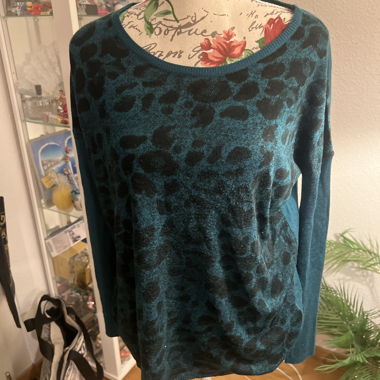 Maglietta a maniche lunghe da donna Saint Tropez con fantasia