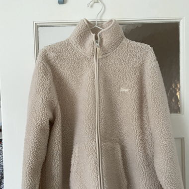 beige teddy bear jacket