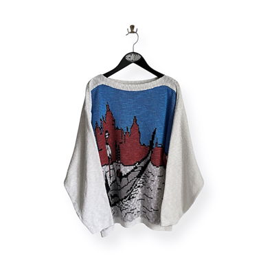 Pullover oversize motif gondole, Venise