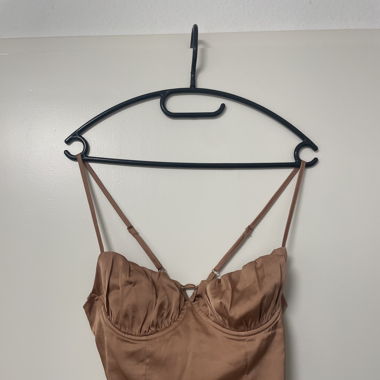 satin croptop
