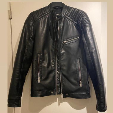 Leder/Bikerjacke Herren