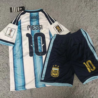 Argentinien Messi Trikot Set 128cm 140cm 152cm 