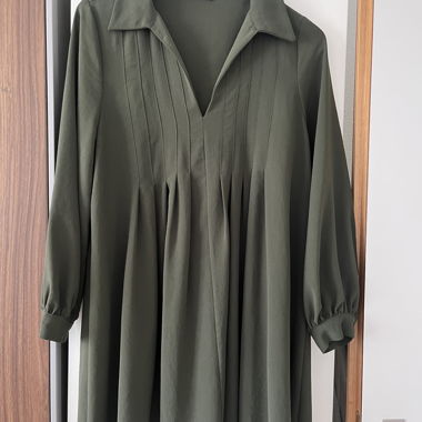 Abito Zara verde oliva S