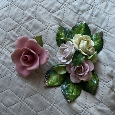 Adderley floral porcelain figurine