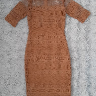 Brown Lace Dress