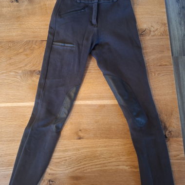 Graue Reithose Fouganza