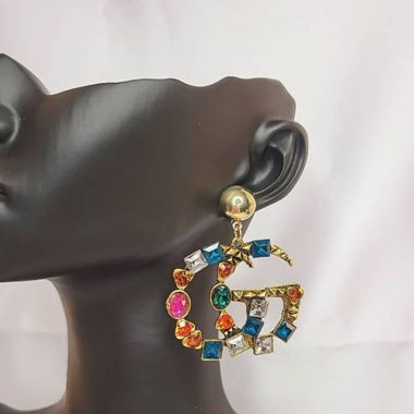 NEUE Gucci Style Ohrringen mit Kristallen 
