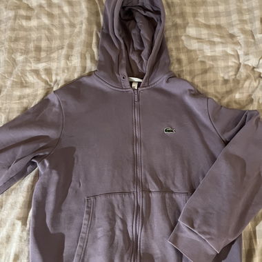 Lacoste Lilac Hooded Jacket