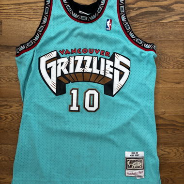 Maillot Bibby des Vancouver Grizzlies NBA