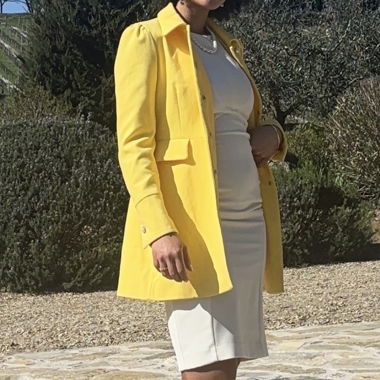 ZARA Gelber Damenmantel