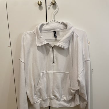 cropped zipper