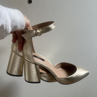 Goldige Party Pumps von Only