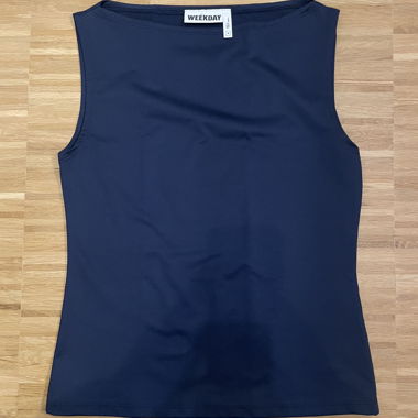 Weekday Navy Sleeveless Top