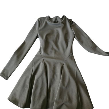 Longsleeve schwarzes kleid