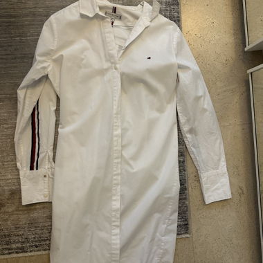 Abito camicia Tommy Hilfiger bianco