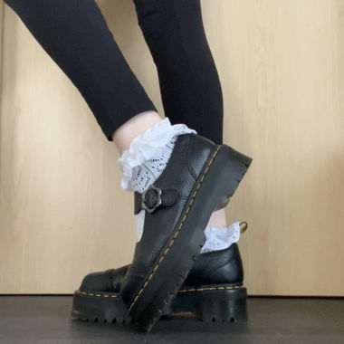 Dr.Martens ADDINA BLUMEN PLATEAUSCHUHE 