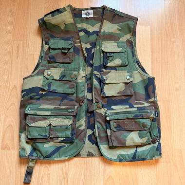 Gilet mimetico con tasche
