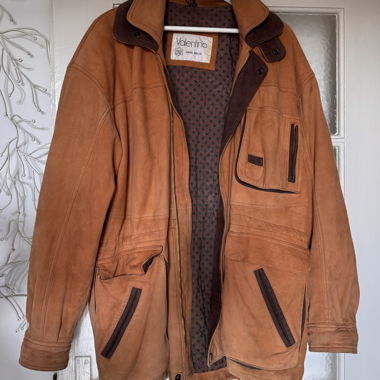Valentino Vintage Brown / Cognac Leather Jacket