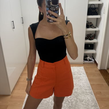 Short orange - taille S