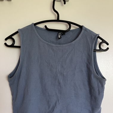 Light Blue Crop Top